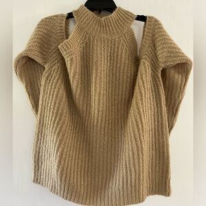 Majorelle cold shoulder turtleneck sweater